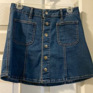 Jean skater skirt